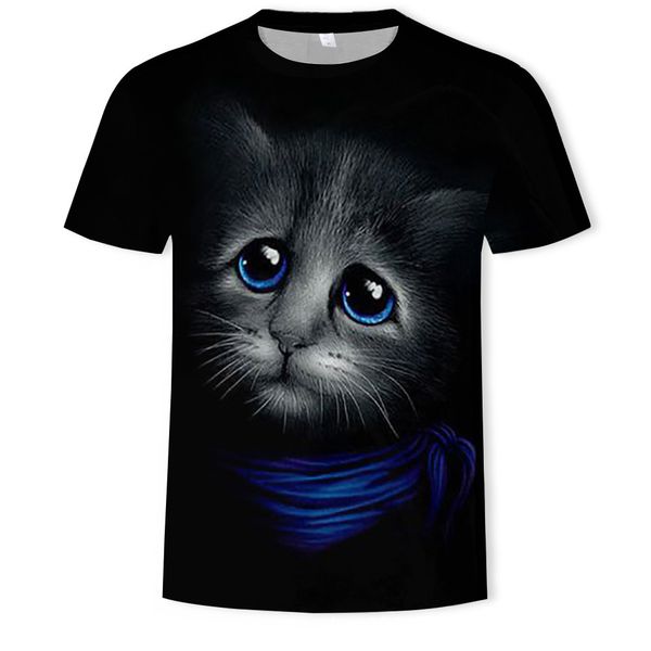 

mensnew 3d short-sleeved personalized mommy round collar t-shirt, White;black