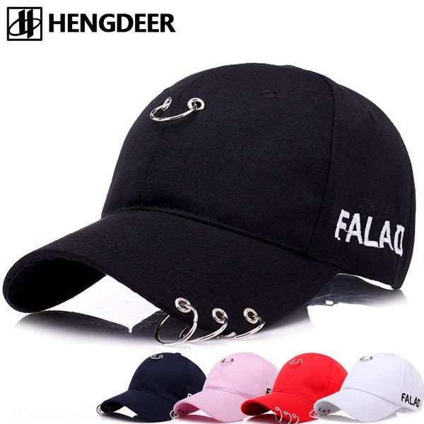 

wfqmy new men's and women's fashion korean outdoor baseball cap iron ring baseball cap sunscreen casual all-match cotton sunshade, Blue;gray