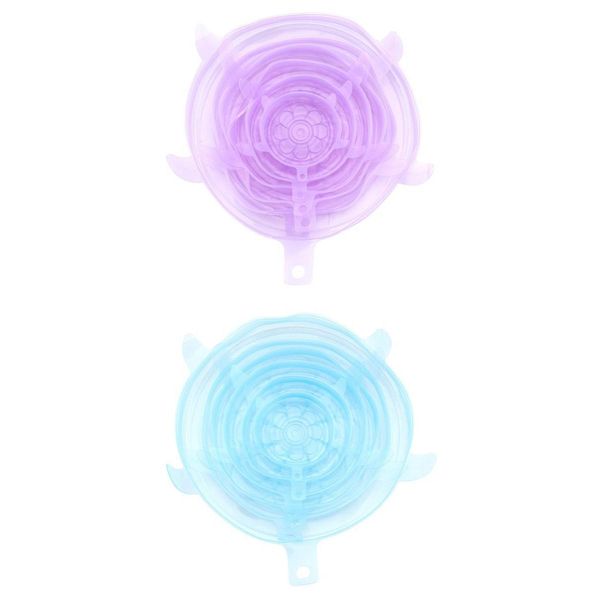 

12x силиконовые обертывания уплотнения шара крышки для хранения продуктов