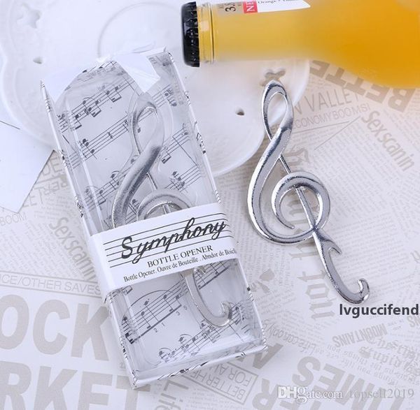

romantic music note bottle opener "symphony" desing beer opener casamento favor wedding favors gift party souvenirs 100pcs/lot sn189