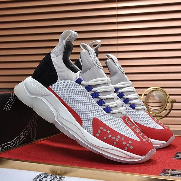 

new arrival mens shoes herren sportschuhe fashion designer footwears casual luxury lace -up low men shoes cross chainer sneakers sale, Black