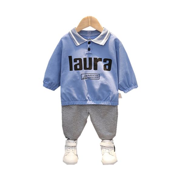 

new spring autumn baby boys girls clothes children sports cotton t shirt pants 2pcs/sets toddler active costume kids tracksuits, White