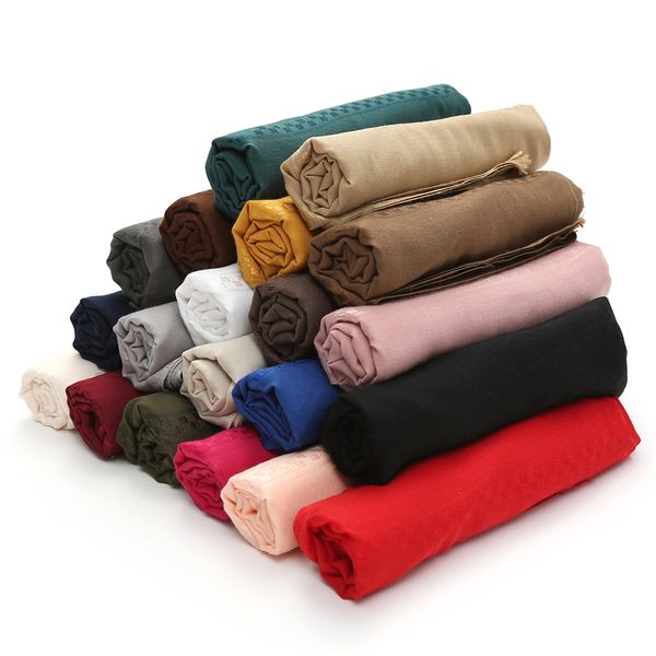 

new femme hijab scarf muslimen head wraps women solid cotton shawls scarves foulard bandana high quality, Blue;gray