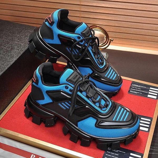 

роскошные мужские ботинки scarpe sportive da uomo мода спорта дышащая обувь роскошные кружева -до low top мужская обувь cloudbust thunder kn, Black