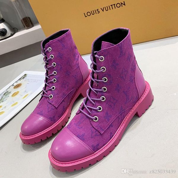 

fashion shoes ankle boots winter leather women shoes casual round toe lace -up luxury footwear star trail ankle boot bottes femmes sale