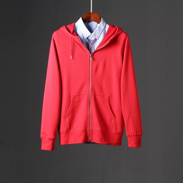 

doujia-men's 2020 autumn red hooded zipper -doujia-men's 2020 autumn red sweater jacket hooded zipper sweater jacket, Black;brown