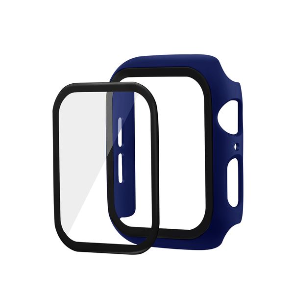 

pc cover for apple watch 5 4 40mm 44mm protective shell case with tempered glass film for iwatch 3 2 1 42mm 38mm watch case