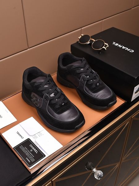 

new64 luxury casual shoes for men and women, fashionable all-match sports shoes, outdoor comfortable shoes, original box packaging, Black