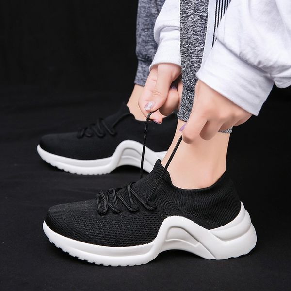 

tenis feminino autumn women tennis shoes tenis blancos hard-wearing rubber jogging shoes for female soft flats woman sport