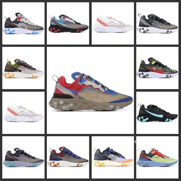 

2019 new react element 87 undercpver x upcoming men fashion luxury designer women shoes running sports sneakers shoes eur 36-45