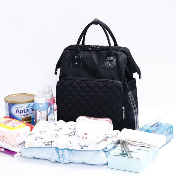

sykhc upgraded diaper backpack double-shoulder mummy multi-functional large capacity mother and baby bag portable small cosmetic bag diaper