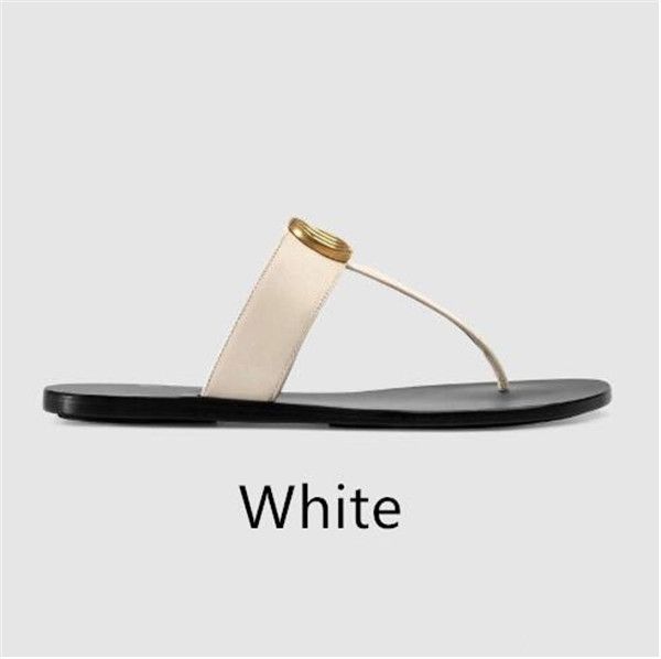 

genuine leather slipper women designer sandal slide luxury flip flops metal summer female slippers cs04, Black