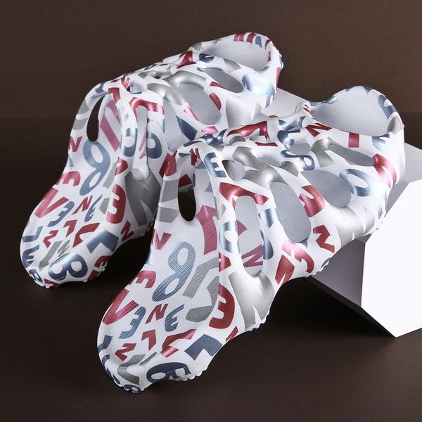 

lluumiu summer shoes women sandals soft mesh couple beach slippers foam runners flip-flops slipper women swimming sandals, Black