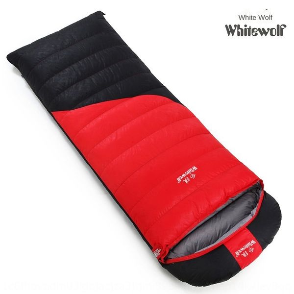 

down four seasons outdoor camping envelope sleeping bag double sleeping bag
