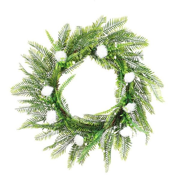 

simulate fern leaf chrysanthemum garland artifical plant decoration for home