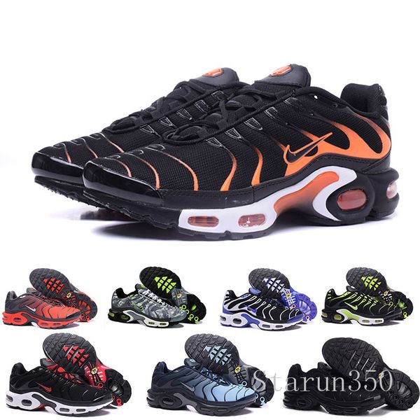 

new tn plus running shoes classic outdoor run shoes tn black white sport shock sneakers men requin olive silver in metal hil-7