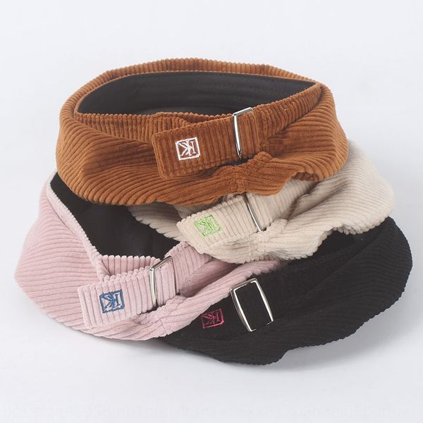 

19 new corduroy painter's hat beret female artistic solid color all-match painter hat beret, Blue;gray