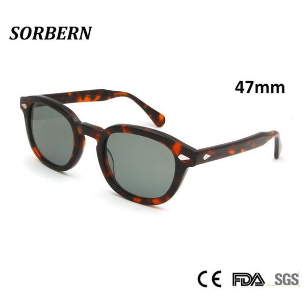 

brand designer medium round sunglasses men uv400 retro acetate masculino women sun glasses female, White;black