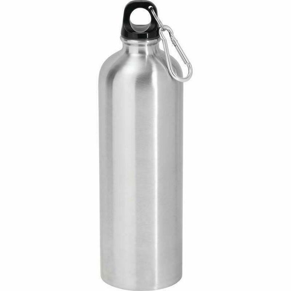 

silver 750ml/500ml water bottles stainless steel double vacuum insulated bottle sport drinking water bottles with lid rope