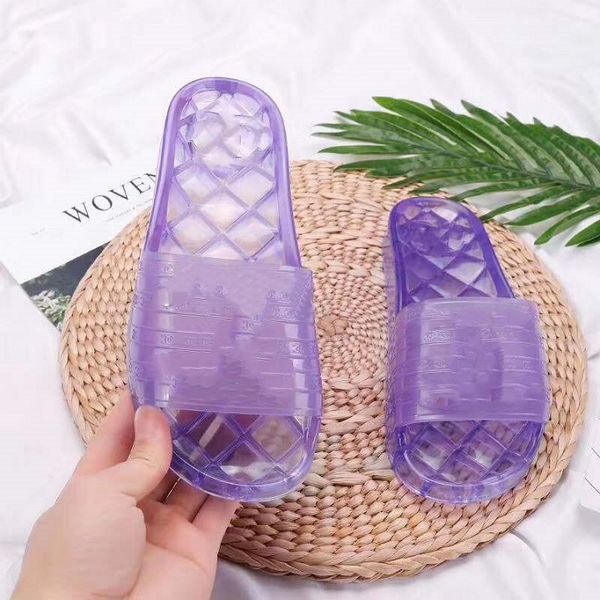 

fashion man women's sandals designer shoes bohemian diamond slippers woman flats flip flops shoes summer beach sandals sh09 ch05, Black