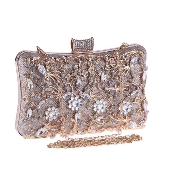

abera 2020 women hollow out evening clutch bags handmade diamond wedding wallets with chain party dinner bags drop shipping mn1345