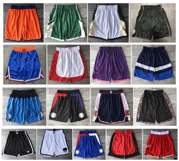 

2020 team basketball shorts men shorts sport shorts college pants white blue red purple yellow black