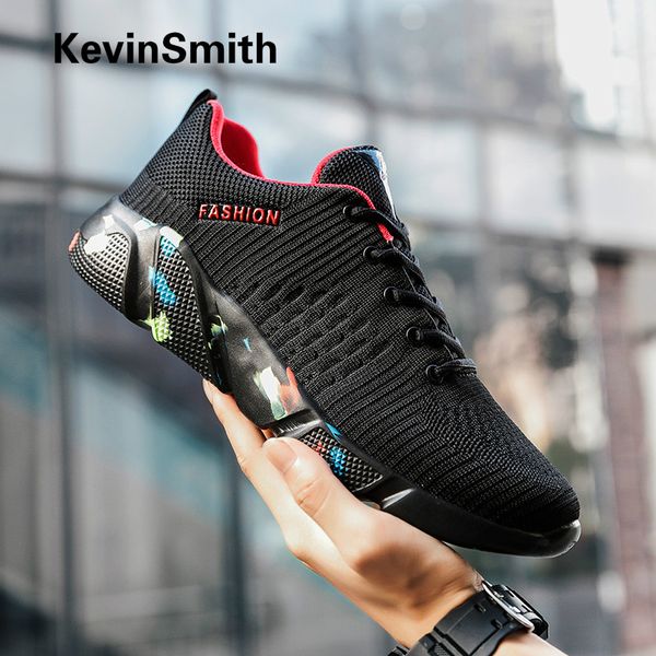 

summer ultralight casual men shoes breathable mesh men shoes sneakers lace up male walking jogging tenis masculino adulto, Black