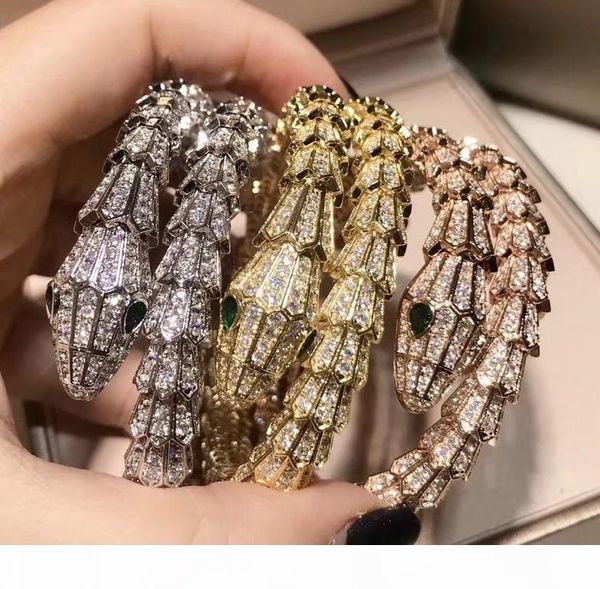 

wholesale designer elastic cuff cubic zircon paved bangle 18k yellow gold white rose gold plated bracelets for women, Black