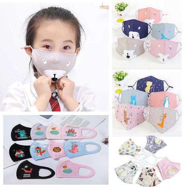 

2020 In Stock Fast Ship Kids And Adult Face Masks With breathing valve 3-Layer fashion Designer Mask Dustproof Earloop Masks