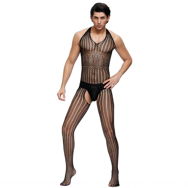 

oinib jumpsuit socks men's suspenders stripes sling pantyhose stockings and pantyhose black stripes details fishnet open stockings, Black;white