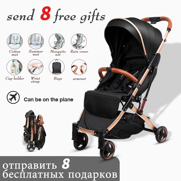 

5.8kg light baby stroller plane lightweight portable travelling pram children pushchair umbrella carriage