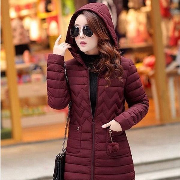 

2020 new outwear hooded solid female jacket coat short winter jacket women fashion winter coat women thick cotton filling parka, Black