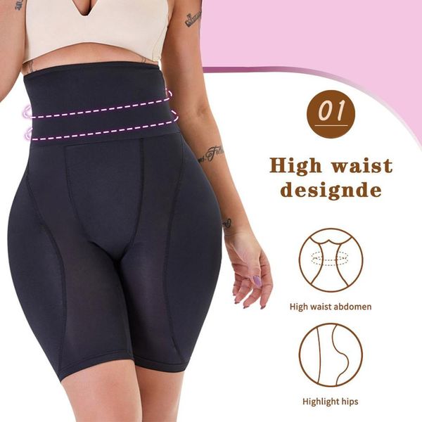 Minifaceminigirl Slimming Bainha barriga Mulheres Bundas Lifter Shapewear Panty acolchoado Coxa Trimmer Resíduos instrutor ligantes e Shapers Y200710