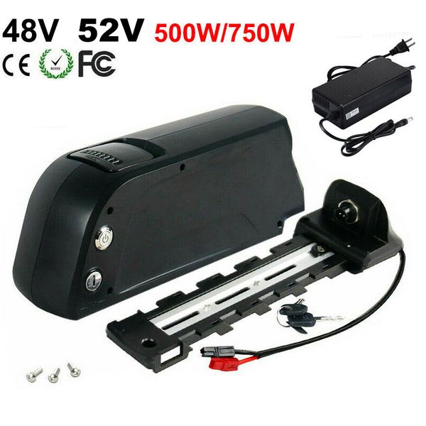 48V 36V E Bicicleta Battery Tiger-tubarão EBike com 30A BMS para 1000W 750W BBS02 BBSHD Bafang Motor de bicicleta