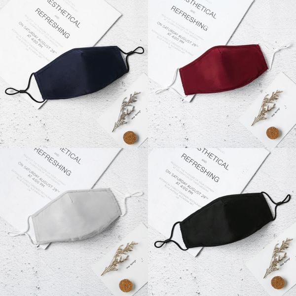 

designer women silk magic skull scarf face mask 14 styles chiffon handkerchief outdoor windproof half face dust-proof sunshade masks #284#16, Black