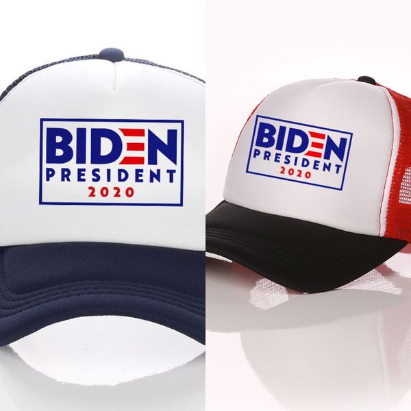 

mhj66 new biden hat election baseball cap election hat hat cap baseball dome design letter pattern men and women tri-color, Blue;gray