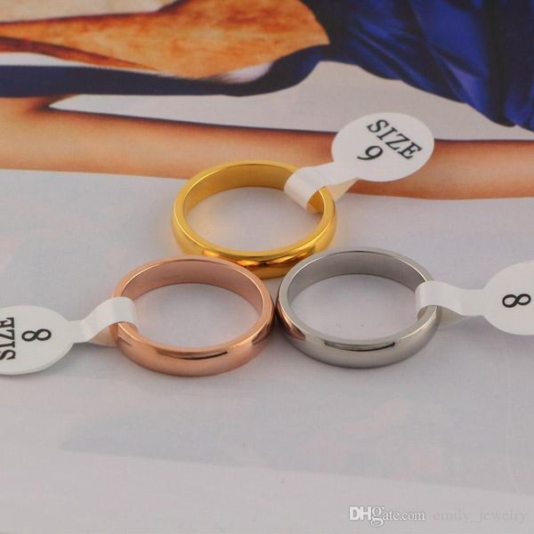 

titanium steel fashiion eleastic brand luxury wedding smooth rings for woman jewelry wide versionthe latest 18k gold love ring, Silver