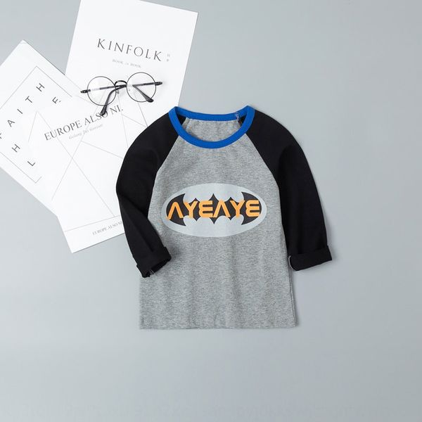 

qbuk3 pure cotton baby children lycra clothing air conditioning outdoor clothing long-sleeved t-shirt boy base shirt air-conditioned clothes, Blue