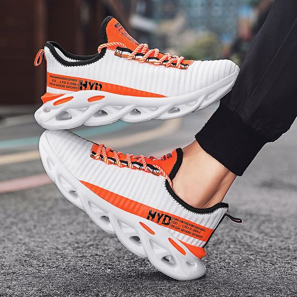 

couple sports shoes mens running shoes breathable light running for women shockproof blade sneakers casual big size 36-48