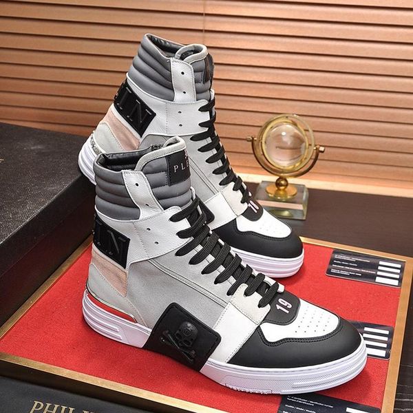 

fashion mens boots shoes breathable tenis soft platform trend phantom kick $hi -leather mix mens shoes casual q78 bottes hommes drop shi, Black