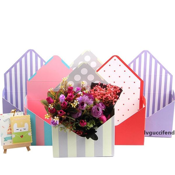 

5pcs paperboard gift box diy valentine s day flower wrapping box gift packing bouquet florist supplies wedding wrap boxes