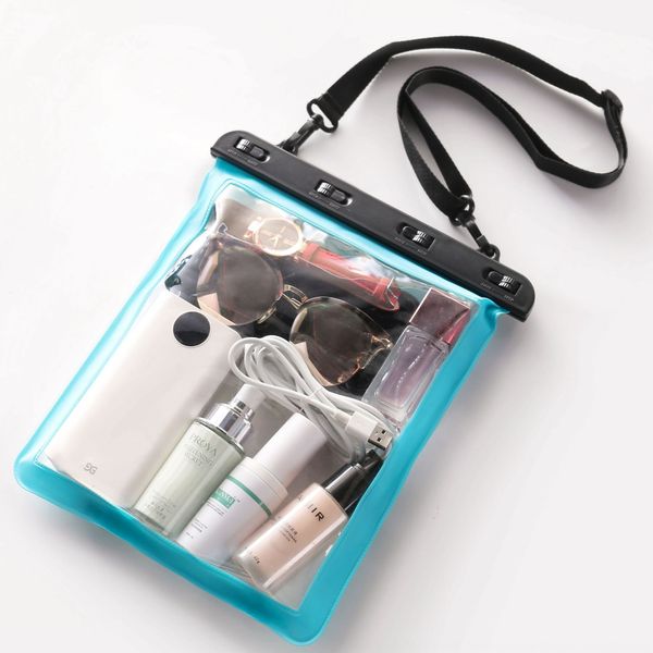 

new multi-purpose shoulder sundries outdoor transparent mobile phone waterproof beach bag mobile phone sundries waterproof bag