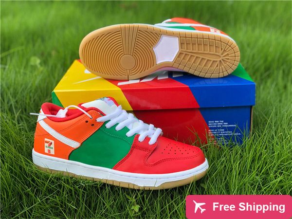 

новй ађенине 7-eleven sb dunk low кѬоовки мђжин женин кѬанй зеленй оѬанже