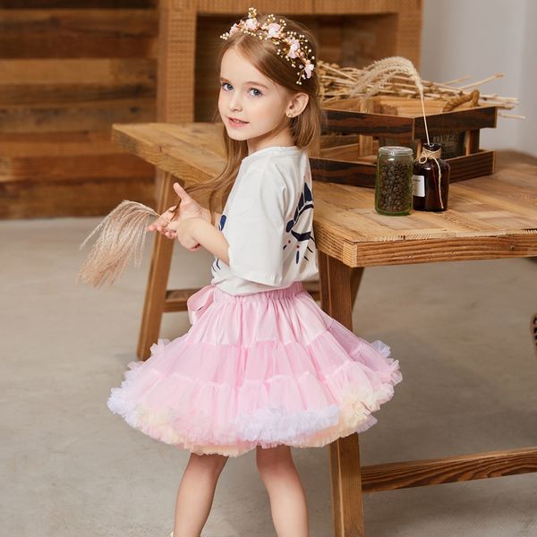 

dalyv girls summer summer girls white classic cute eyes trumpet sleeve clothes t-shirt clothing short sleeve t-shirt parent-child clothe, Blue