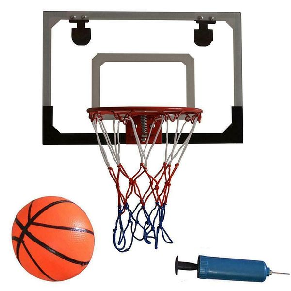 

basketball hoop over the door backboard indoor office play ball net sports game