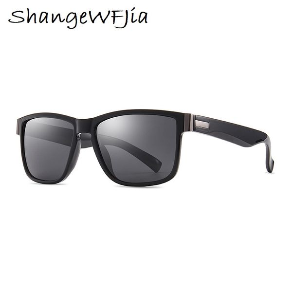 

brand designer polarized sunglasses men driver shades male vintage sun glasses for men retro pchromic sunglass, White;black