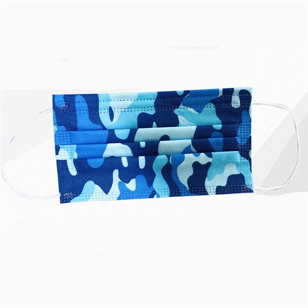 

fa shipping camouflage for loop with elastic ear dust 3 disposable breathable ply blocking masks air anti-pollution mask erftk