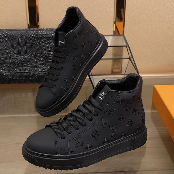 

drop ship mens shoes chaussures pour hommes outdoor walking comfortable fashion designer footwears high plus size casual men shoes, Black