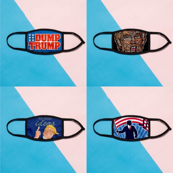 

2020 face mask washable american election printing dustproof masks outdoor cycling neck magic scarf bandana designer mask ljj #75#411#483