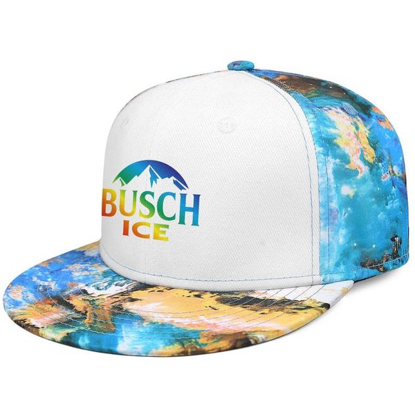 

busch light beer gay rainbow flat brim baseball cap blank running trucker hats so much light logo blue adge white gray camouflage, Blue;gray